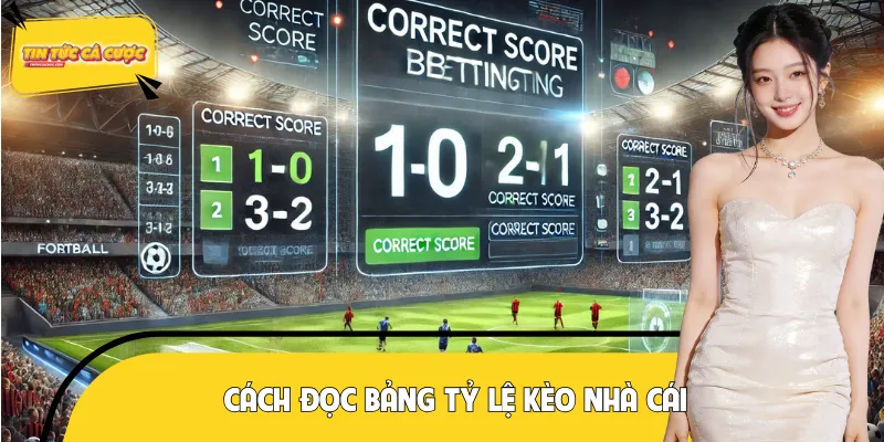 Cách Đọc Bảng Tỷ Lệ Kèo Nhà Cái - Nhập Môn Cá Cược Bóng Đá